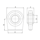 ROTULA SOLDAR BRAZOS 80x70x26mm