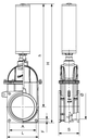 TAJADERA NEUMATICA DOBLE EFECTO 6" Ø 143mm RIV 33 CENTURION