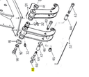TUERCA CONICA M10 APRIETE BIELA SEGADORA GASPARDO (Nº 45)