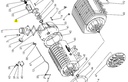 Tapa rodamiento depresor HERTELL KD-6500 a KD14000 (N.34)