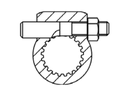 ADAPTADOR TOMA DE FUERZA 1-3/4" Z.20 (HEMBRA) A 1-3/8" Z.6 (MACHO)
