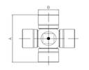 CRUCETA TRANSMISION 94x35mm Ref. 2225