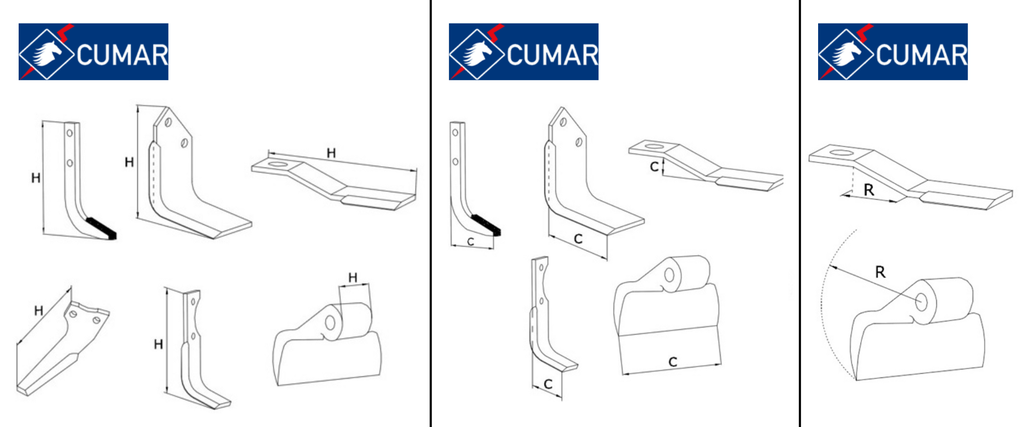CUCHILLA CUMAR JOP-04 IZQUIERDA JOPER JF-2R 22034