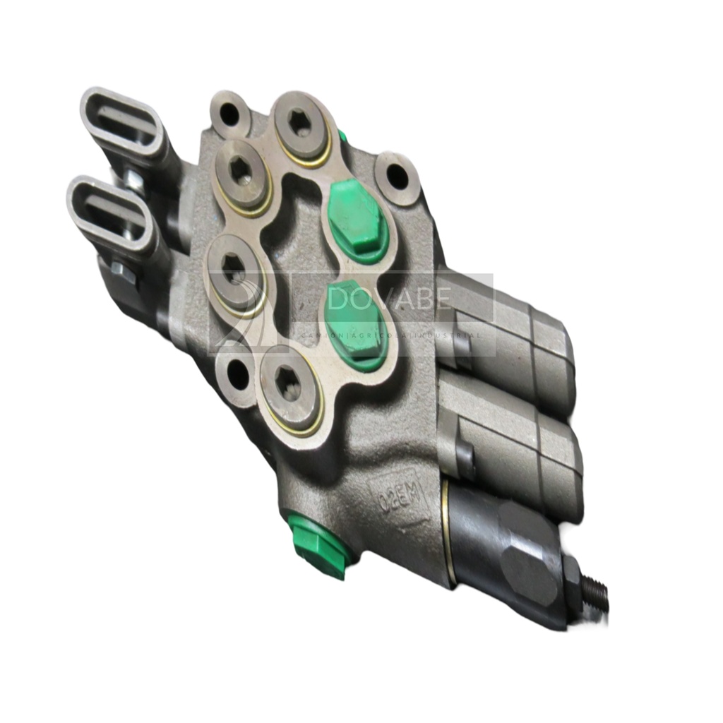 Distribuidor Monobloque 2 Palancas 3/8 G Paso libre Roquet 102N1PA12VV