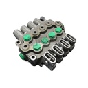 Distribuidor Monobloque 4 Palancas 3/8 G Paso libre Roquet 102N1PA12SSSD
