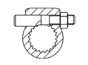 ADAPTADOR TOMA DE FUERZA 1-3/4" Z.20 (HEMBRA) A 1-3/8" Z.6 (MACHO)