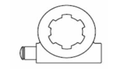 ADAPTADOR TOMA DE FUERZA 1-3/8" Z.21 (HEMBRA) A 1-3/8" Z.6 (MACHO)