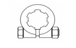 ADAPTADOR TOMA DE FUERZA 1-3/8" Z.6 (HEMBRA) A 1-3/8" Z.6 (MACHO)