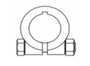 ADAPTADOR / ALARGADOR TOMA DE FUERZA Ø 30mm para chaveta de 8mm (HEMBRA) A 1-3/8" Z.6 (MACHO)