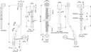 KIT TRIPUNTAL ADAPTABLE A ISEKI 12X50X500 REF.: KKK2-L