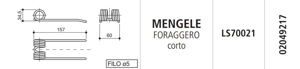 MUELLE AUTOCARGADOR MENGELE LS70021