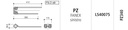 MUELLE RASTRILLO PZ FANEX IZQUIERDO LS40075