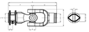 NUDO ESTR.1 3/8" Z.6 TUBO LIMON EXT