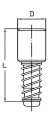 PULSADOR NUDO TRANSMISION LF 1 3/4" Z.6 / 1 3/4" Z.20 CON PERNO PARA 1 3/4" REF. 9515-14