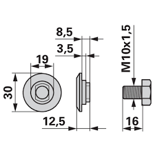 PERNO PORTACUCHILLA ROTATIVA BCS 56229614