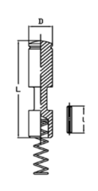 PULSADOR NUDO TRANSMISION G-54 13X54 mm
