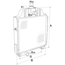 RADIADOR ADAPTABLE A TRACTORES FIAT 111.060.006A