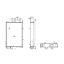 RADIADOR JOHN DEERE 2130,1030,630,1830=AL25255 REF. 111041008A