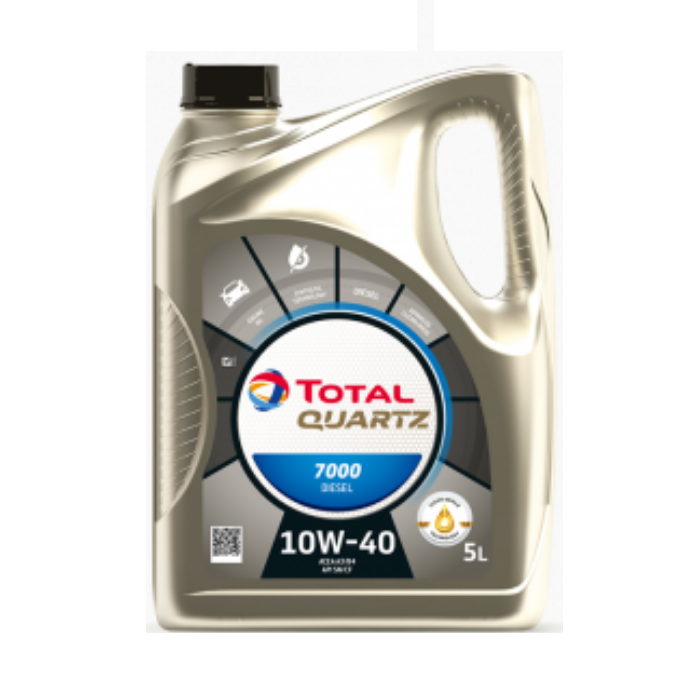 [TOT204847] ACEITE DE MOTOR TOTAL QUARTZ DIESEL 7000 10W40 5L