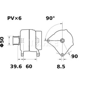 [MAHMG26] Alternador MAHLE MG26 (VAG)