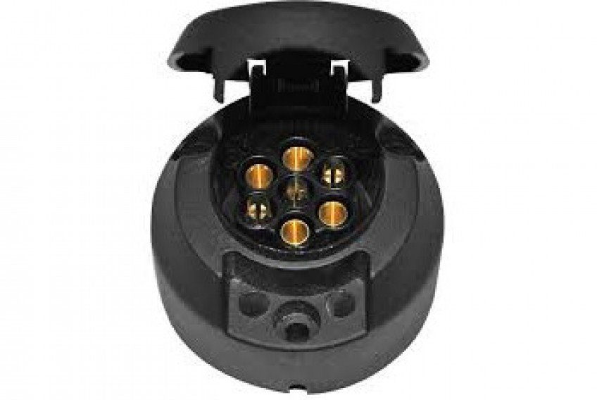 [MAIER03] BASE ENCHUFE PLASTICO 7 POLOS 12V