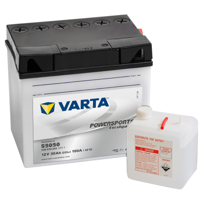 BATERÍA VARTA POWERSPORTS FP 30Ah 300 186x130x171