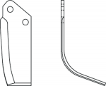 [BEL1477I] BELLOTA Cuchilla 1477I (198-E) ROTOVATOR AGRIA / HOWARD / LANDER