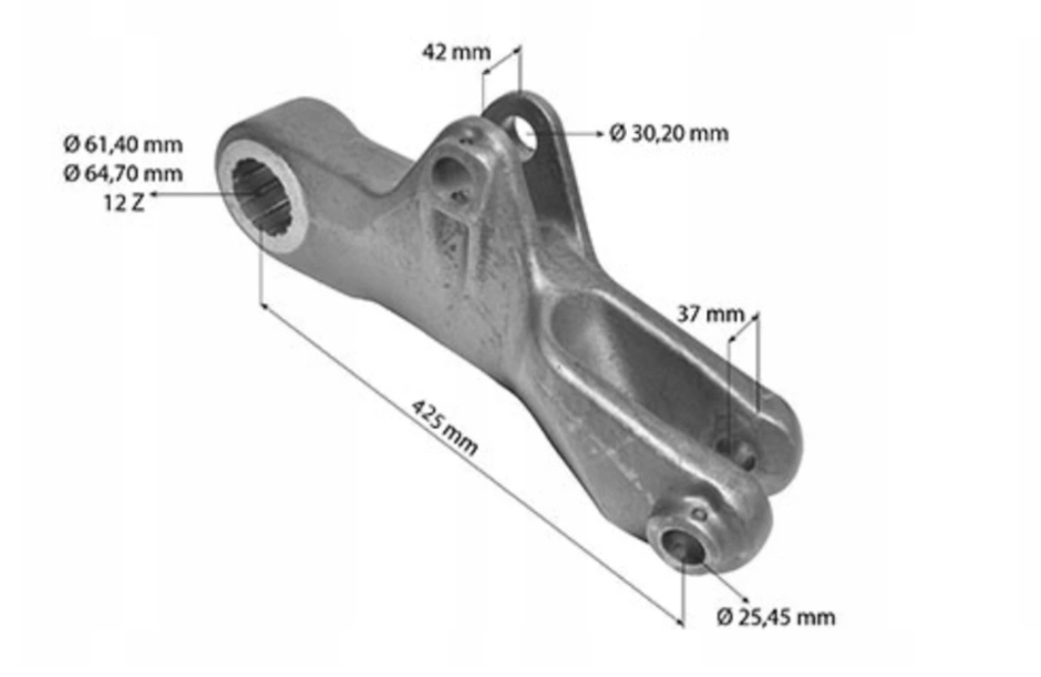 [MORL-166976] BRAZO ELEVADOR IZQUIERDO ADAPTABLE A JOHN DEERE 6010/20/30 - 7020/30