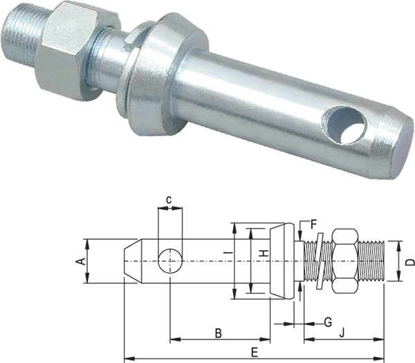 [KEXLLP2209U] BULON CON ROSCA BRAZO INFERIOR 22x146