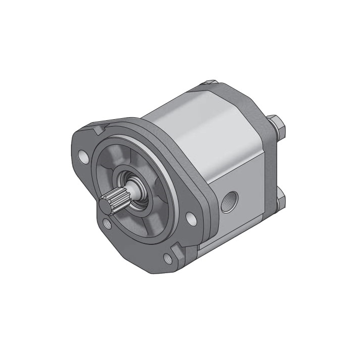 [ROQ1L12IJ55F] Bomba de Engranajes Giro IZQ 8 cm3 Eje Cónico 1:5 Roquet