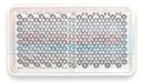 CATADIOPTRICO INCOLORO RECTANGULAR BASE DE 2 TORNILLOS 105x54 mm