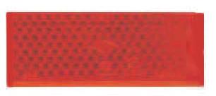 [RIN747R.00] CATADIOPTRICO ROJO RECTANGULAR AUTOADHESIVO 100x45 mm