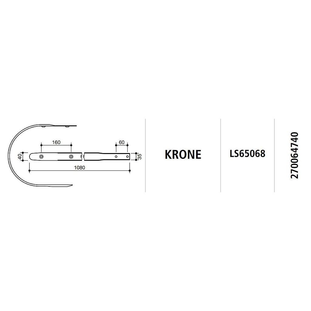 [SPILS65068] COSTILLA ROTOEMPACADORA KRONE LS65068
