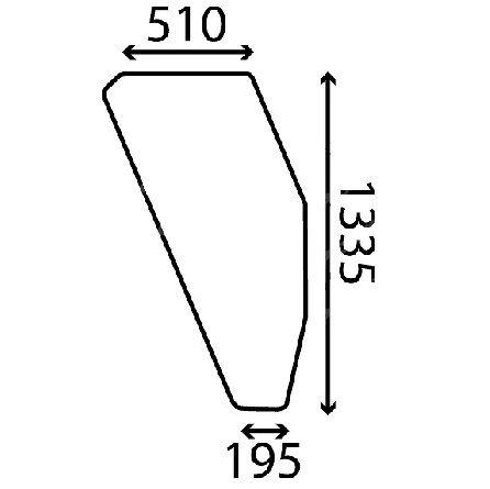 [GDC2803826] CRISTAL PUERTA DERECHA Adaptable a FIAT Series 88/90/94