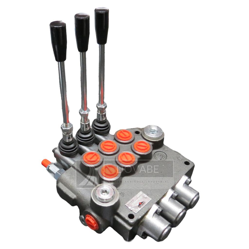[BSAVNK220003] Distribuidor Monobloc Manual Vincke 1/2 80 L/M 3 Palancas