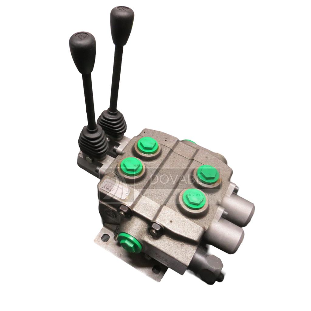 [ROQ406N1PA12DD] Distribuidor Seccional 2 palancas 1/2 G Paso libre Roquet 406N1PA12DD