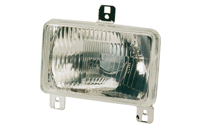 FARO DELANTERO SIN CERQUILLO 167x107mm H4 12V 60/55W - 24V 75/70W