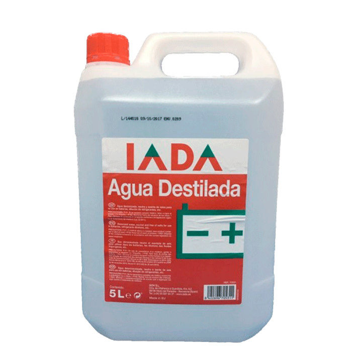 [IAD70531] IADA AGUA DESTILADA 5L.