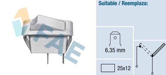 [FAE62950] Interruptor universal gris FAE 62950