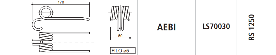 [SPILS70030] MUELLE AUTOCARGADOR AEBI LS70030