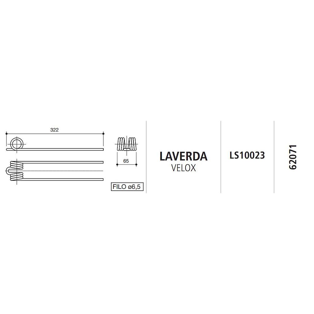 [SPILS10023] MUELLE RASTRILLO LAVERDA VELOX LS10023