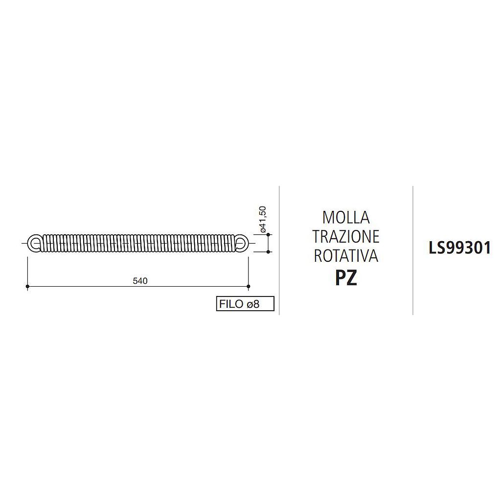 [SPILS99301] MUELLE TRACCIÓN ROTATIVA PZ LS99301