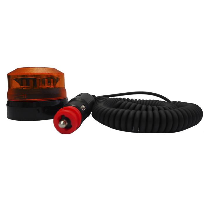 [RINRV0255.00] NANO ROTATIVO LED AMBAR BASE MAGNETICA 12-24V RINDER RV0255.00