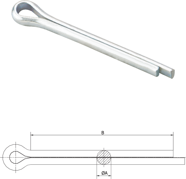 [KEXKSP4036] PASADOR ALETA 4mm X 36mm