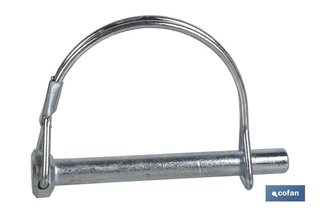 [KEXKPLP0645] PASADOR SEGURIDAD 6X45 CON MUELLE LATERAL