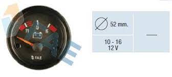 [FAE99500] Reloj voltímetro 12V FAE 99500