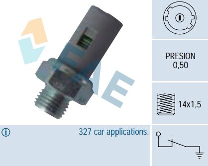 [FAE12636] Sensor presión aceite FAE 12636