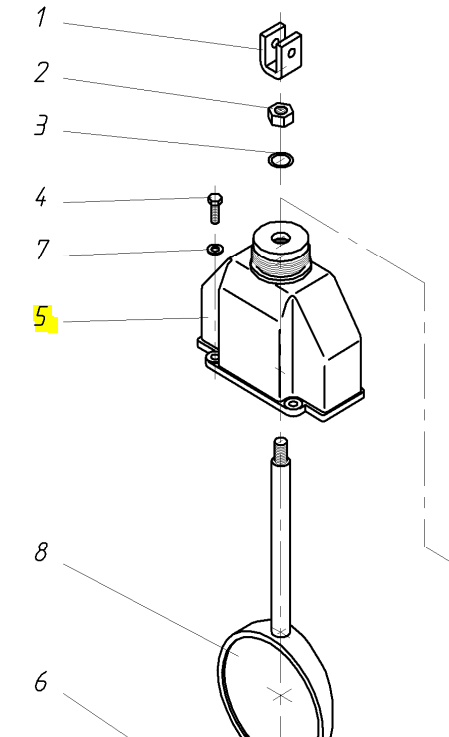 Tapa superior válvulas mecánicas Hertell Ø 150 mm