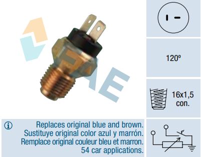[FAE34060] Termo-Resistencia - Termocontacto FAE 34060