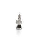 Alcoa Wheels VALVULA  RECTA short nickel plateado